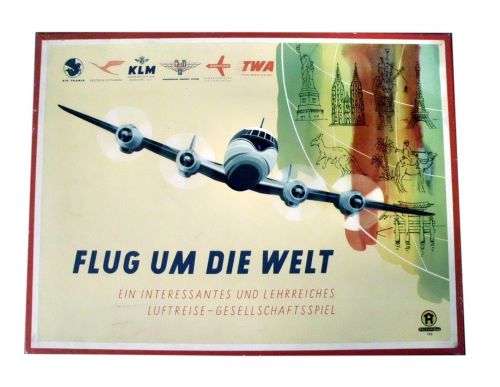 Flug um die Welt