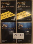 Металеві 3D пазли (4 шт.)